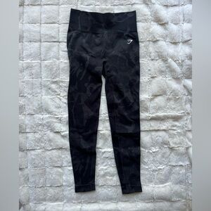 Black Camo Used Women’s Gymshark Leggings